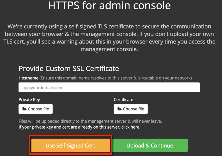 Replicated HTTPS setup Replicated HTTPS setup