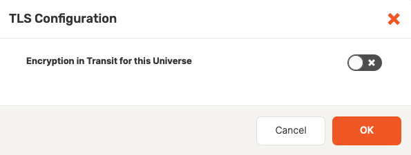 TLS Configuration TLS Configuration